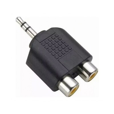 FICHA ADAPTADOR RCA STEREO A JACK 3.5mm FICHA ADAPTADOR RCA STEREO A JACK 3.5mm
