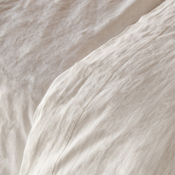 SÁBANA FRENCH FLAX LINEN Blanco - SUPER KING