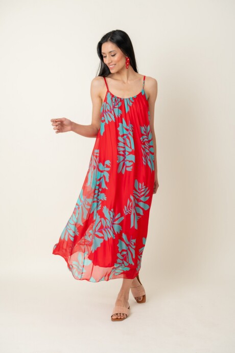 VESTIDO AZAFRAN Rojo