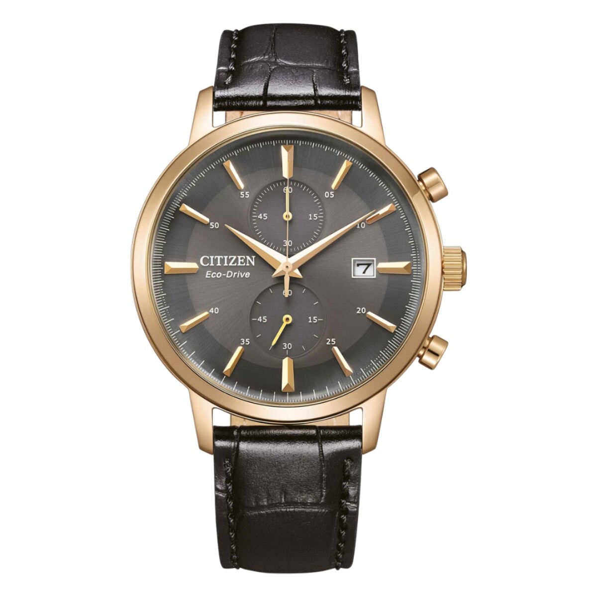 Reloj Citizen Eco-drive Ca7067-11h Para Hombre De Cuero 