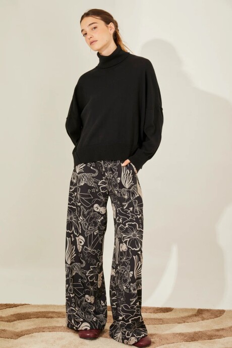 POLERA MALENA NEGRO