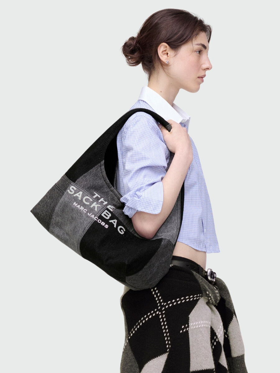 MARC JACOBS - The Patchwoek Denim Sack Bag 