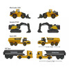 Autos Construcción Volvo Pack 4 Autos Majorette Autos Construcción Volvo Pack 4 Autos Majorette