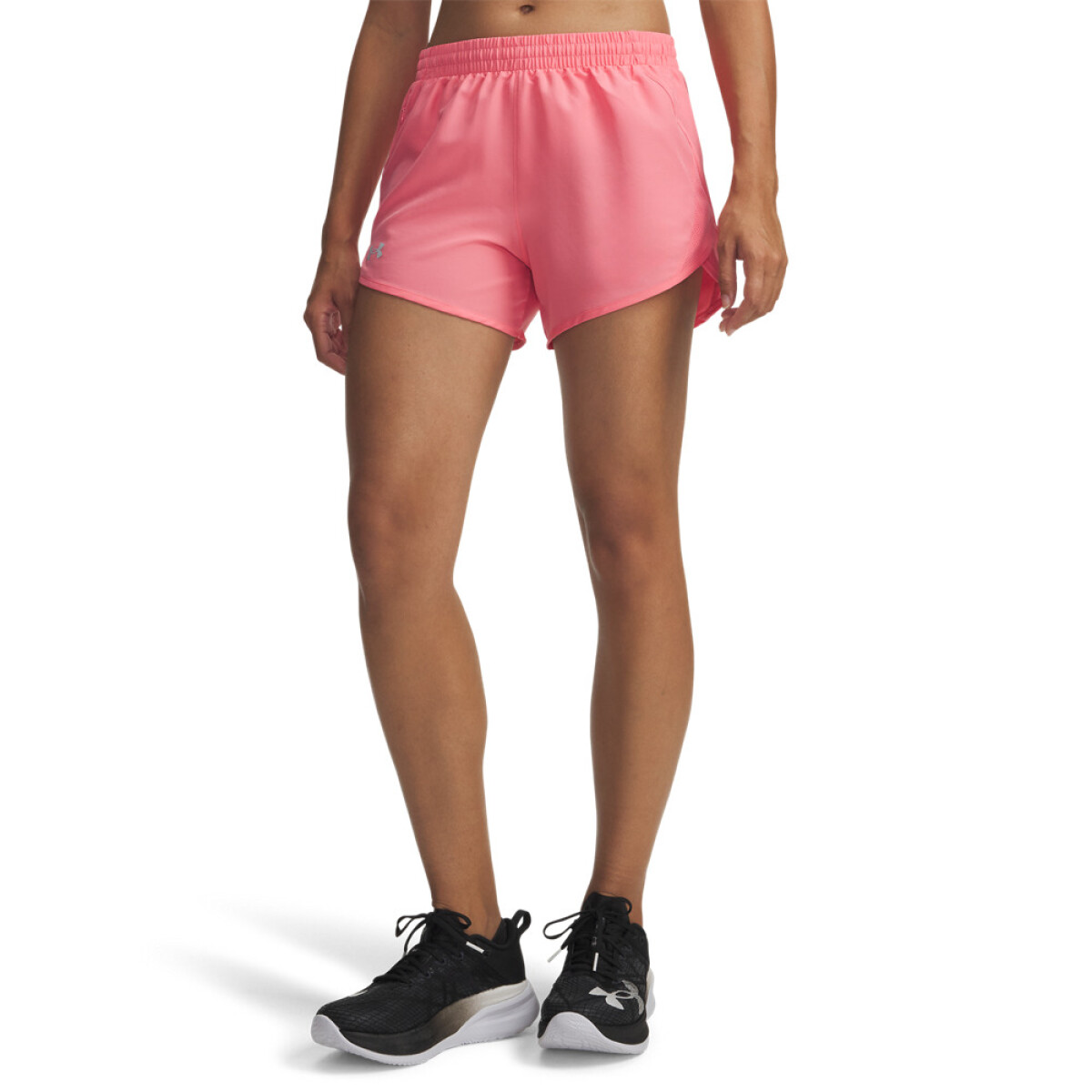 UA Fly By 3'' Shorts-RED - PNK-602 