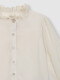 Blusa Con Smock Crudo