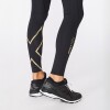 Leggings Running Light Speed Compression Hombre Black/gold Reflective