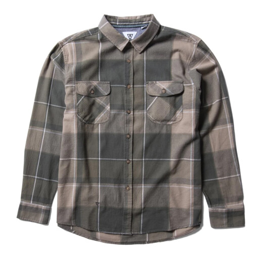 Camisa Vissla Central Coast Eco Flannel Verde Camisa Vissla Central Coast Eco Flannel Verde