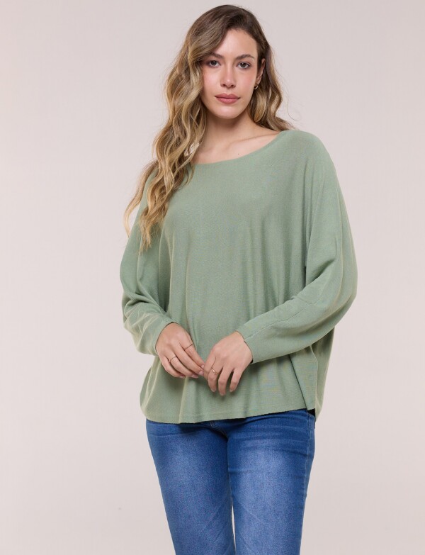 Buzo Básico Manga Dolman VERDE