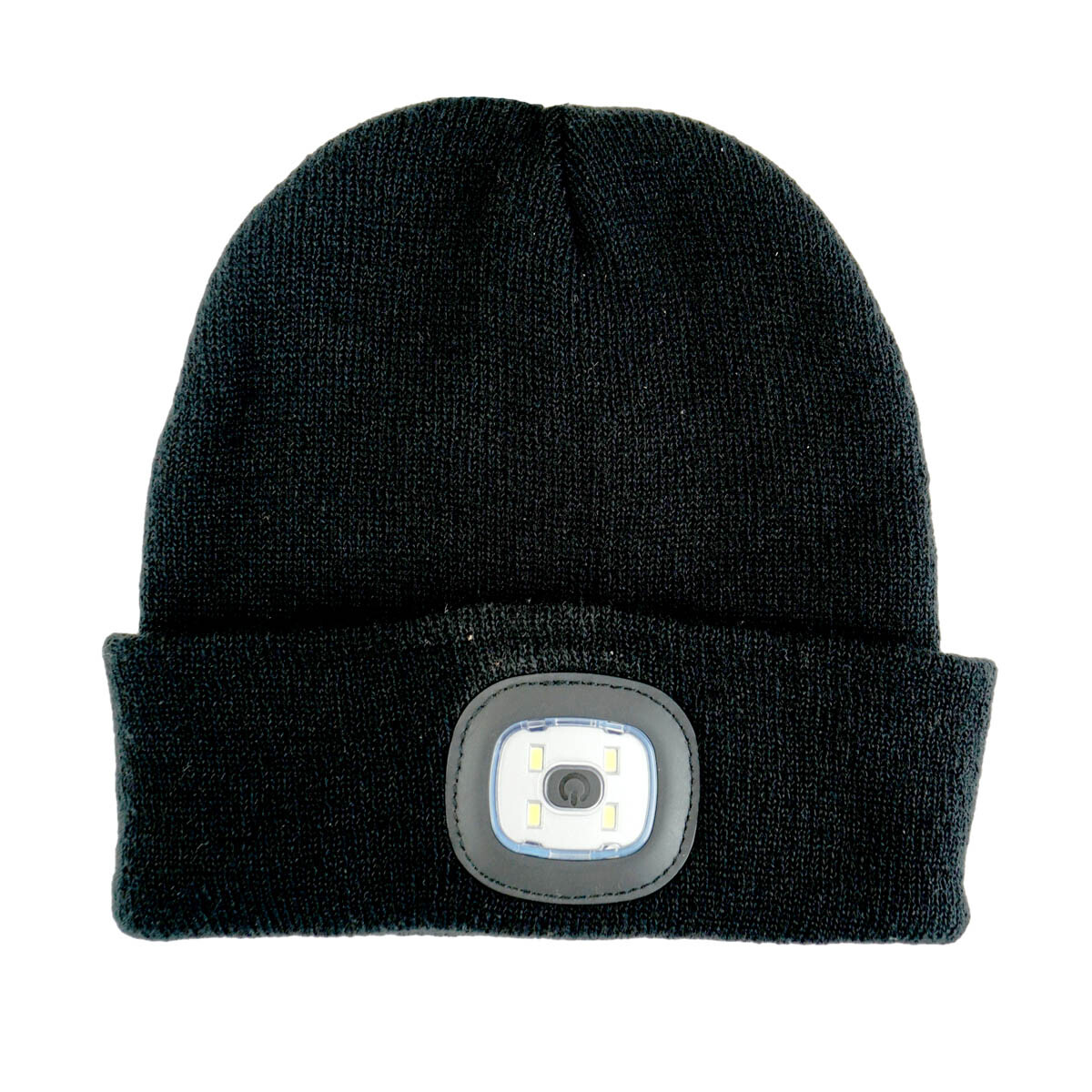 GORRO LANA C/LINTERNA LED 3 NIVEL LUZ 
