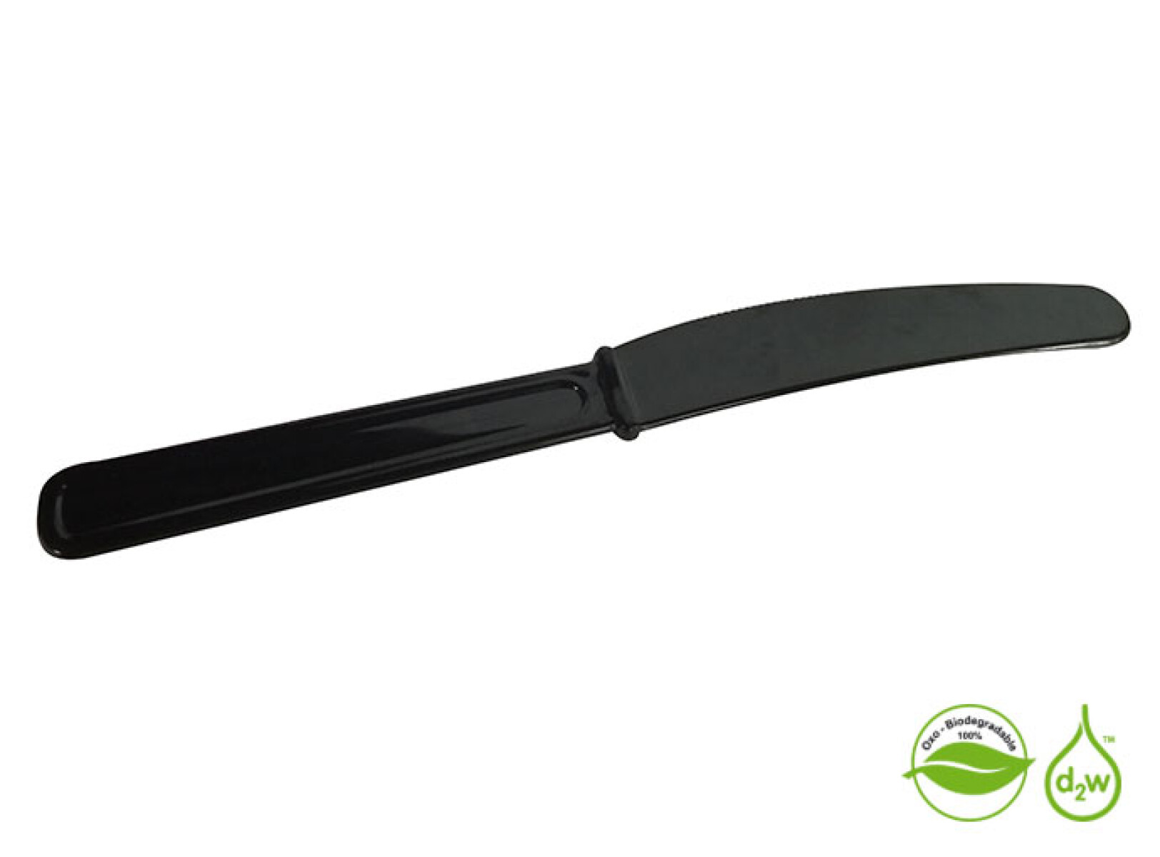 Cuchillos Biodegradables x10 unidades - Negro 