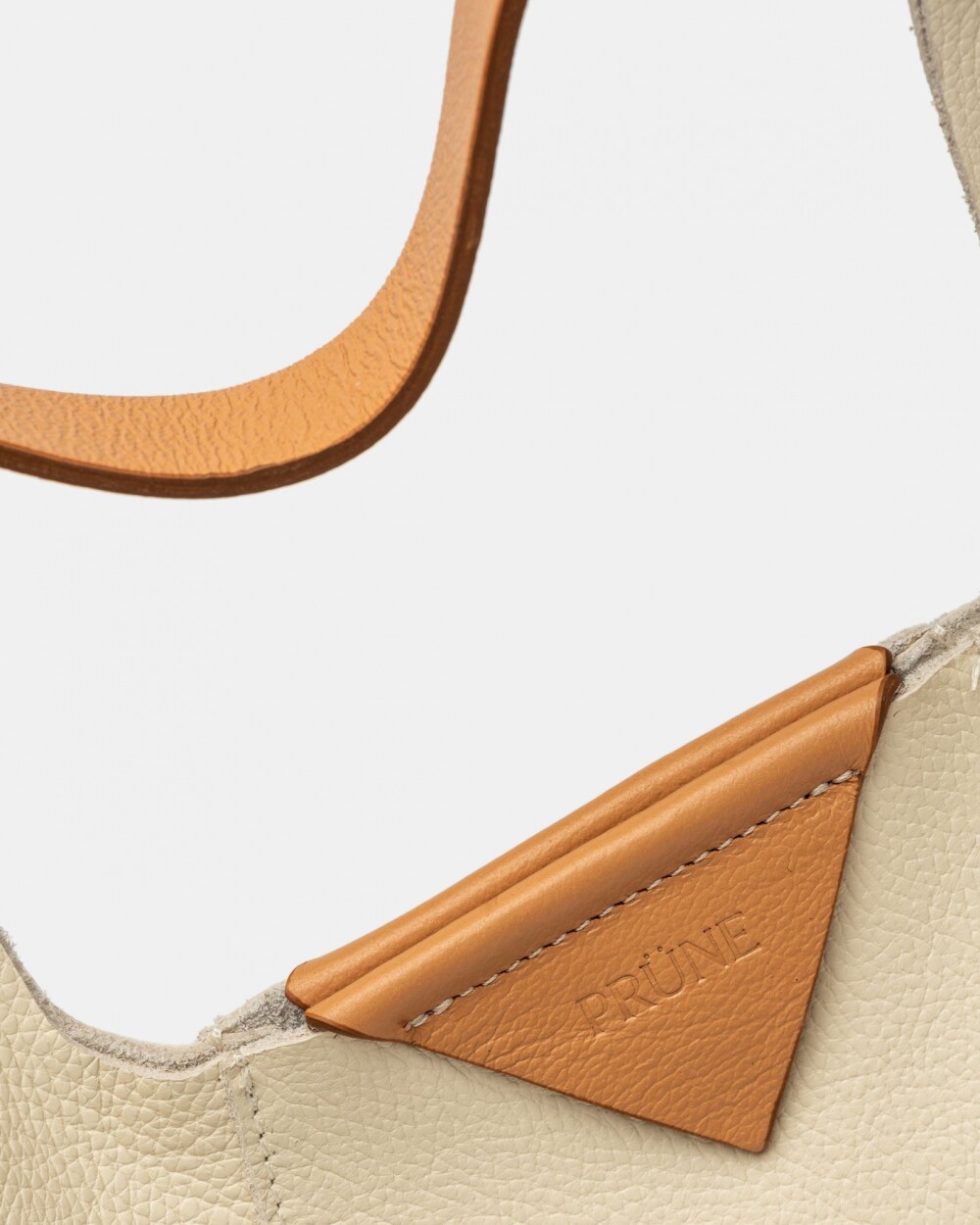 Cartera al hombro The Shopping en cuero graneado Cotton