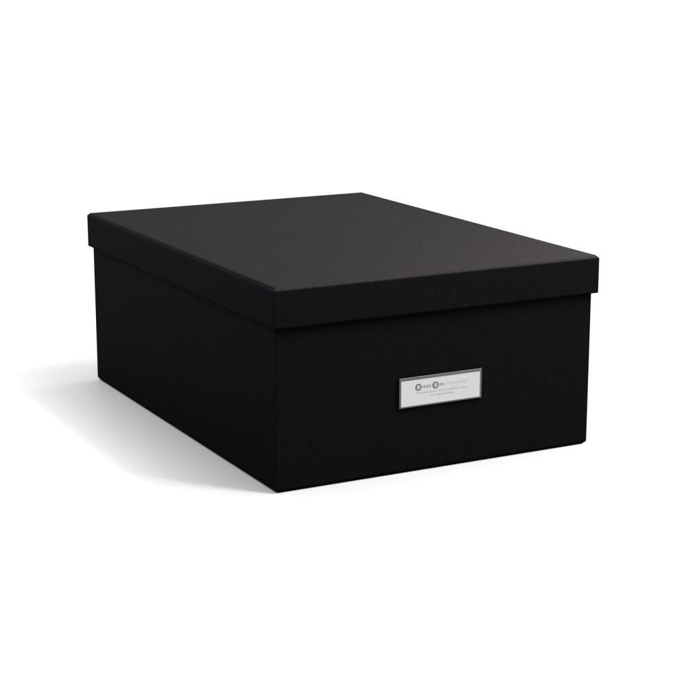 SET 2 CAJAS ORG C/TAPA PAPEL NEGRO ULRIKA
