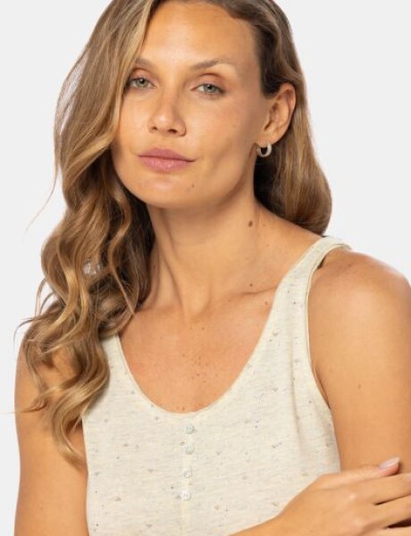 MUSCULOSA CON BOTONES Amarillo