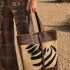 Taba Handbag Print Chocolate / Zebra