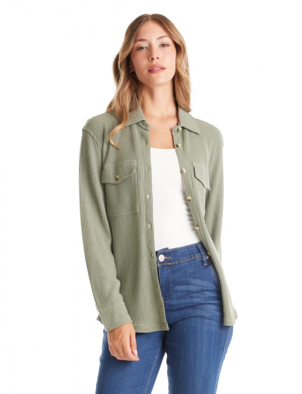 Sobrecamisa Texturada VERDE