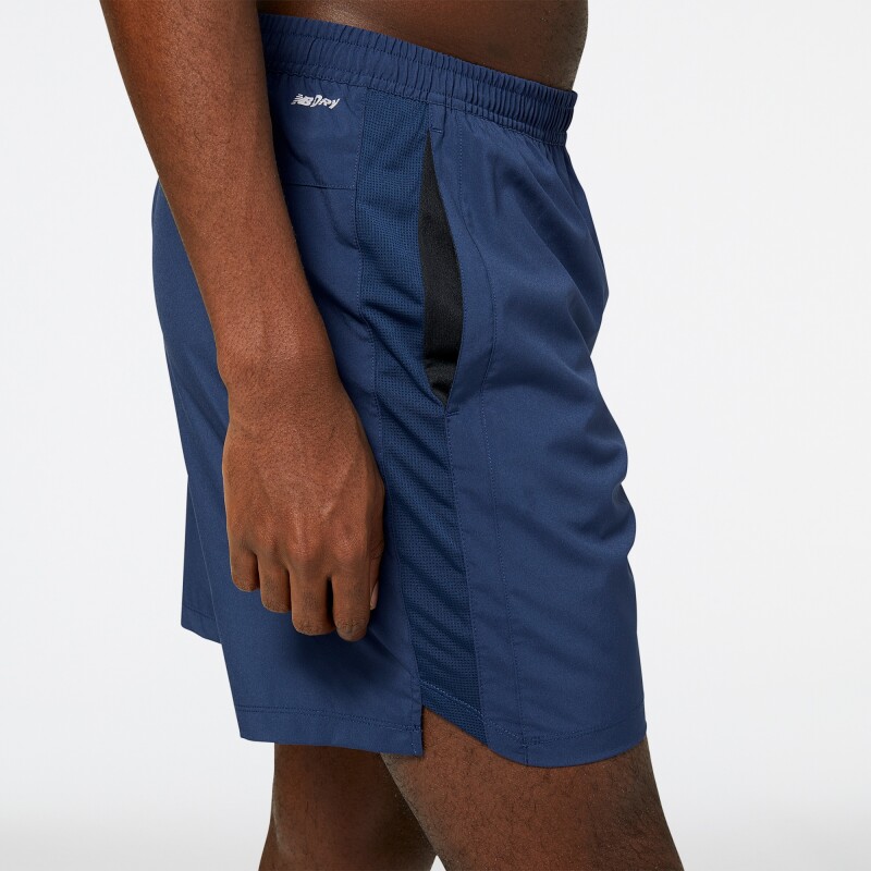 Short New Balance de hombre 5 Inch - MS23230NGO BLUE