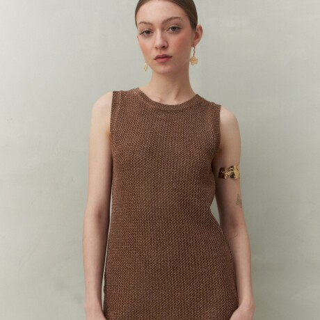 VESTIDO CALA Cobre