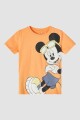 Camiseta Mickey Mouse Salmon Buff