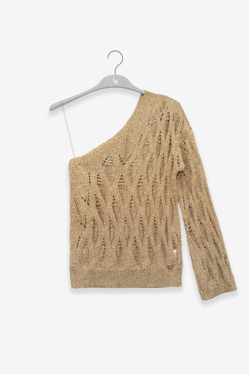 LARA KNIT TOP Gold