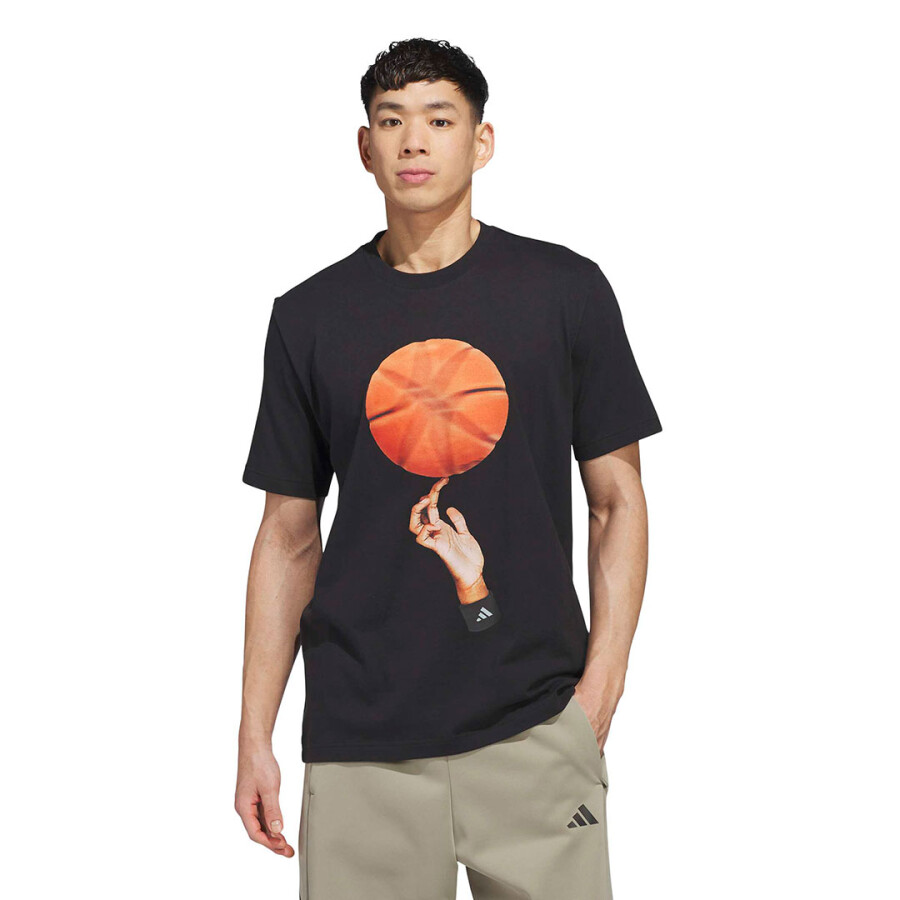 Remera de Hombre Adidas Showboat Graphic Negro