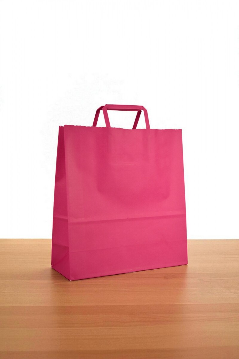 Bolsa lisa acuario 30x12x32 cm - FUCSIA 