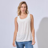 Musculosa Escote Crochet BLANCO