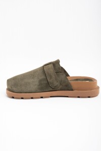 Zueco Gamuza Oliva