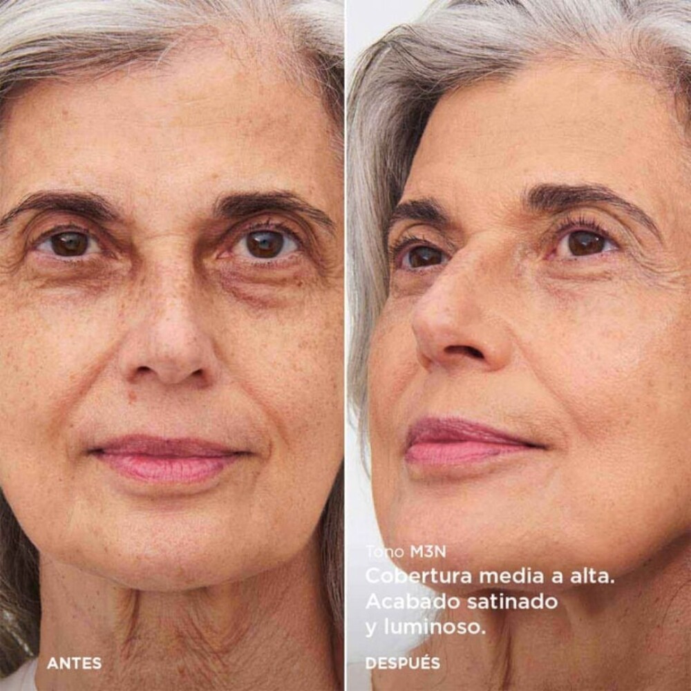 Double Serum Base Hybrida Ligera 2 En 1 Tono M3N Double Serum Base Hybrida Ligera 2 En 1 Tono M3N