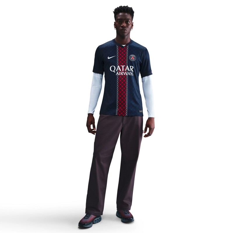 Remera Paris Saint-Germain Stadium Camiseta Oficial Camiseta 2025/26 de Hombre Azul