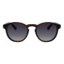 Lentes de sol De Tr90 Redondo Flap Gradiente/Marrón