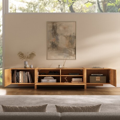 RACK APARADOR PARA TV O AUDIO MADERA MACIZA LIVING RACK APARADOR PARA TV O AUDIO MADERA MACIZA LIVING