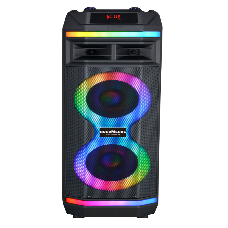 TORRE DE AUDIO CON DOBLE PARLANTE 8 1850W (PMPO) NORDMENDE NEGRO TORRE DE AUDIO CON DOBLE PARLANTE 8 1850W (PMPO) NORDMENDE NEGRO