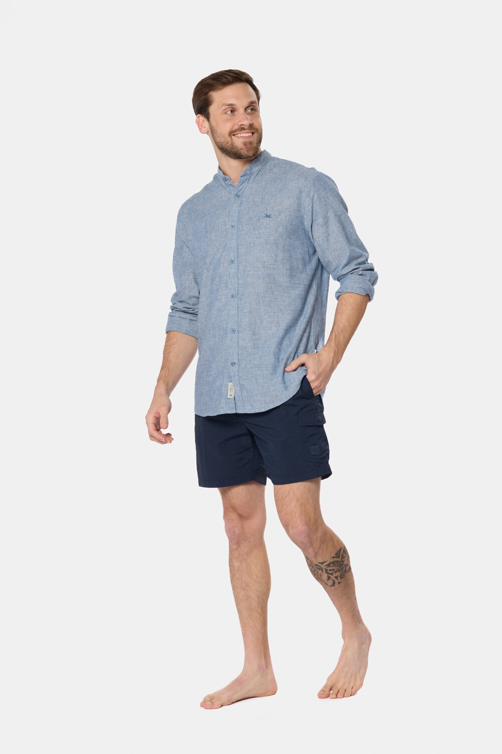SHORT DE BAÑO CARGO Azul