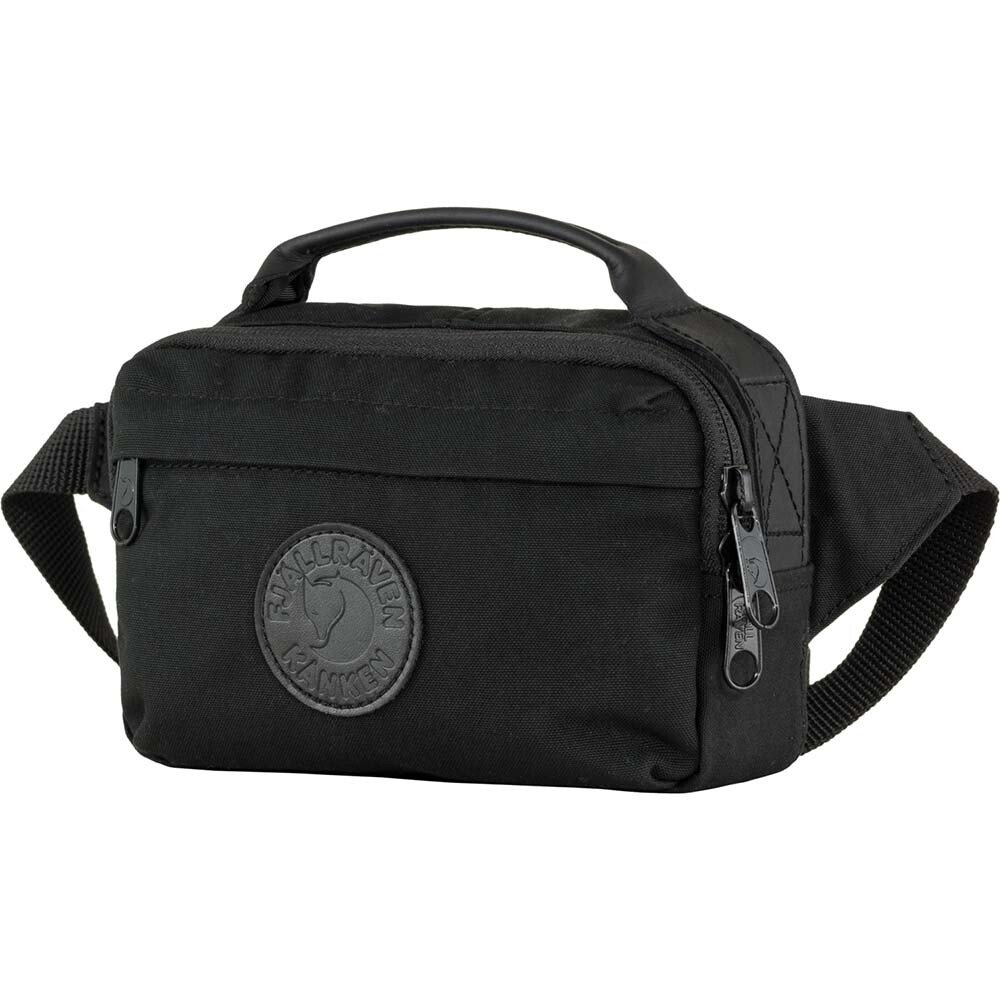 Canguro Fjallraven Kanken No. 2 Black Hip Pack Unisex Black