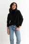 Sweater cuello rompeviento NEGRO