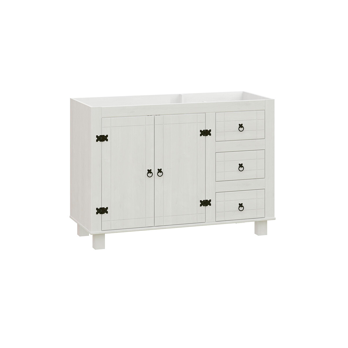 Mueble Bajo Mesada 120 Cm Nevada Línea Mexicana Smgb 