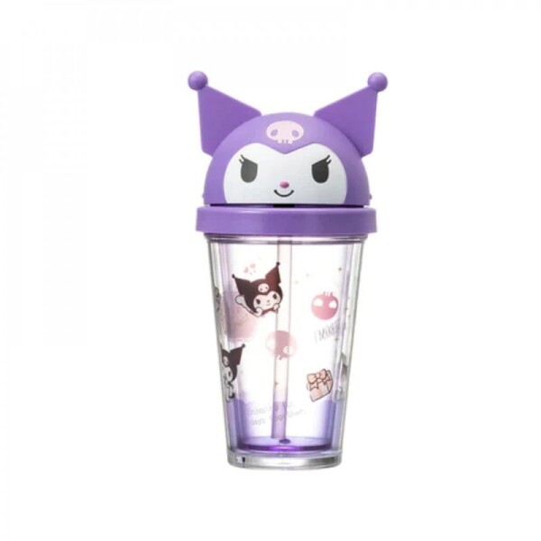 Vaso con tapa Sanrio 320ml Kuromi