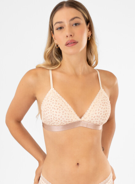 Bralet bloom Rosado