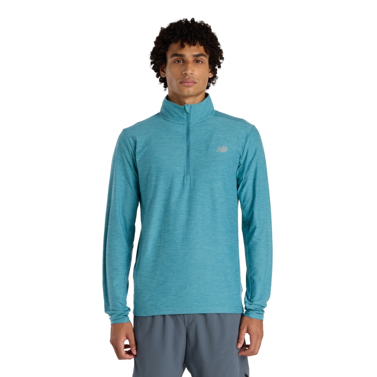 Buzo New Balance Hombre MT41915AB6 - Turquesa 