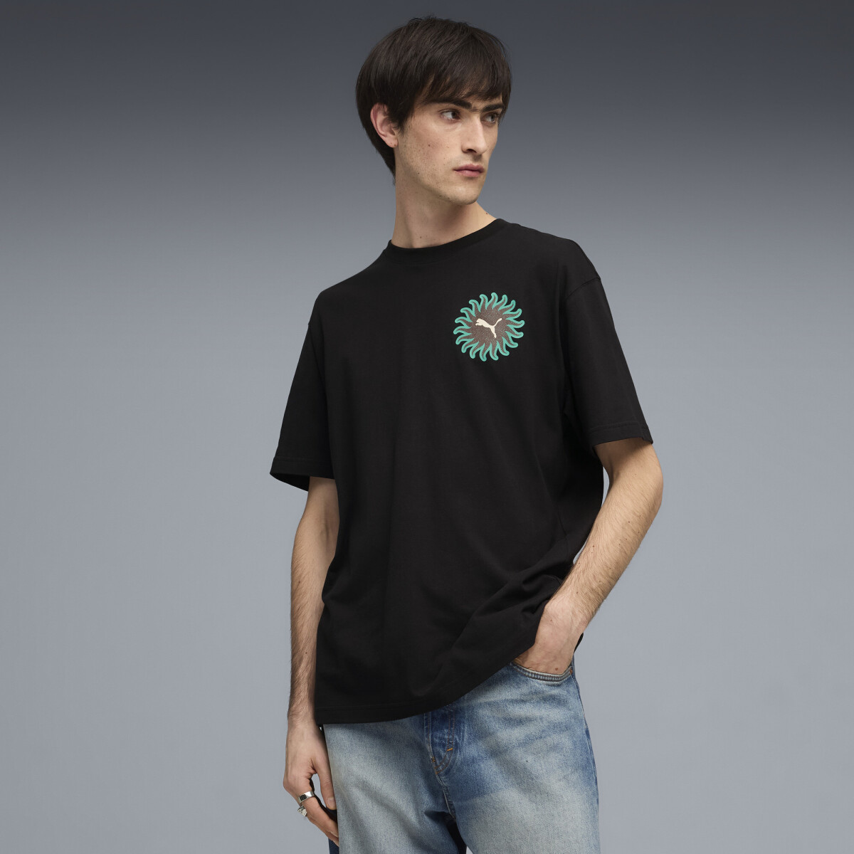 Sunset Drive Relax.Tee 63439501 - Negro 