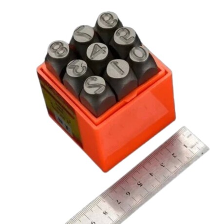 NUMEROS DE GOLPE DE ACERO 8MM 9PZS PRO HARDEN ++ N/a