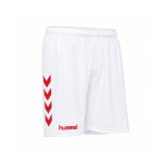 SHORT ENTRENAMIENTO HOMBRE BLANCO ROJO