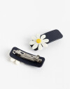 Horquillas con Accesorios Flores Set De Hebillas Margaritas - Combinacion Tricolor