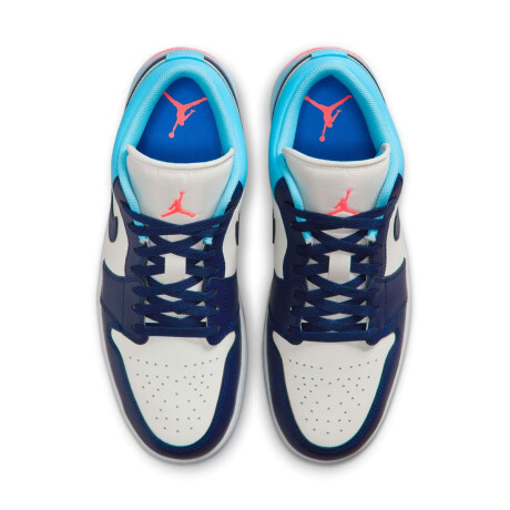 Championes Air Jordan 1 Bajo de Hombre Blanco