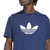 Remera Adidas TREFOIL Hombre KE0904 Indigo-blanco