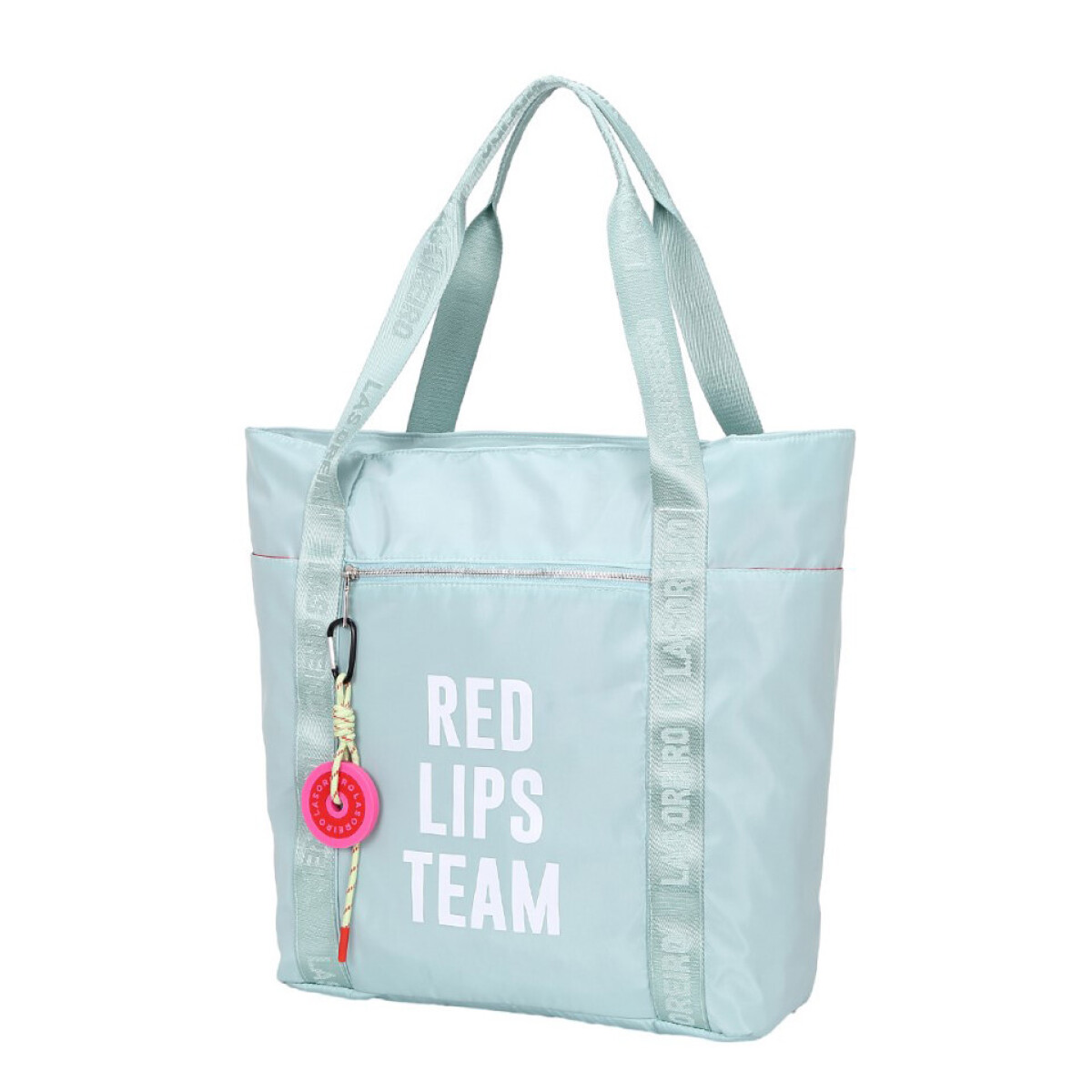 Cartera de Mujer Las Oreiro Red Lips Team - Celeste 