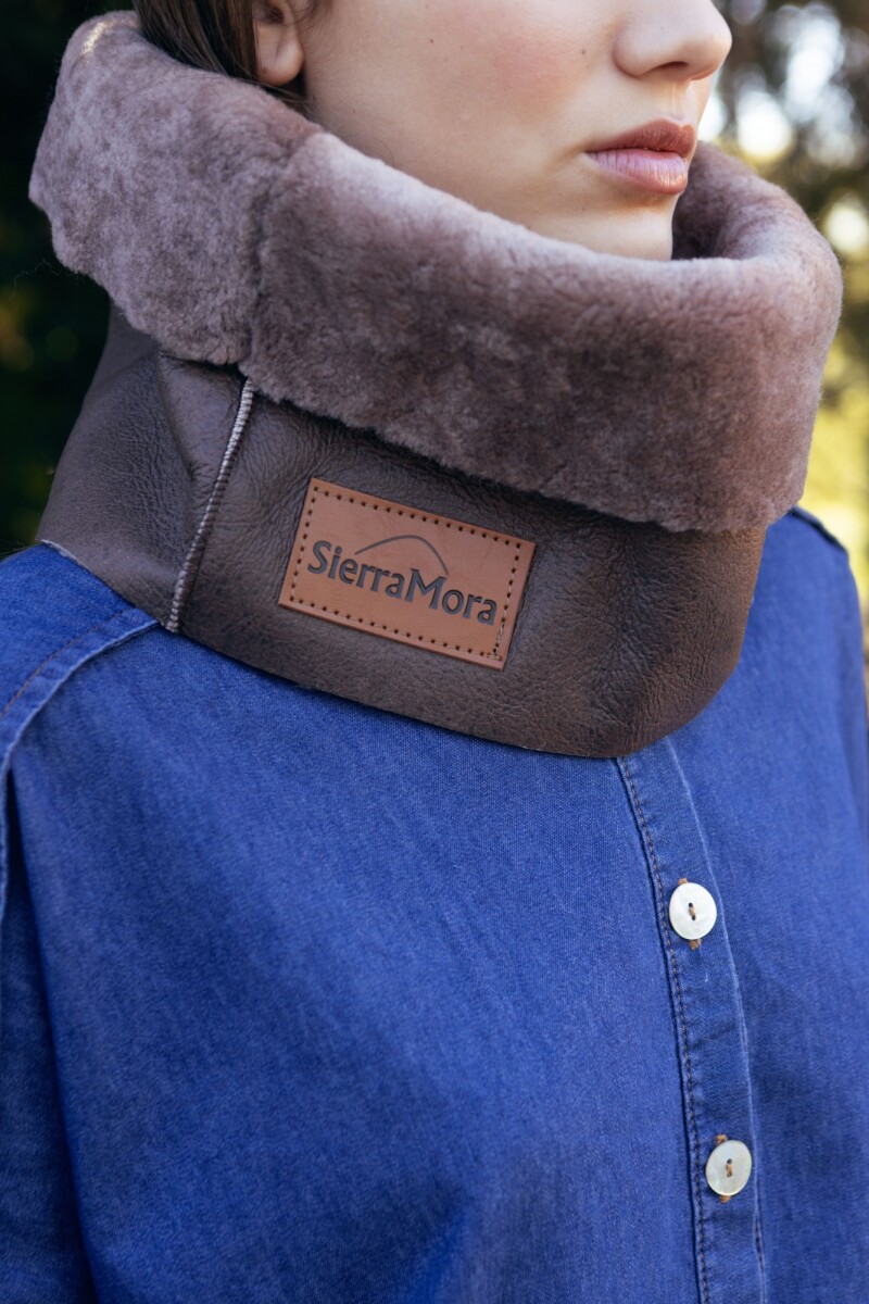 Simple Warm Neck - Marrón / Marrón 