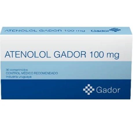 Atenolol 100 Gador x 30 COM Atenolol 100 Gador x 30 COM