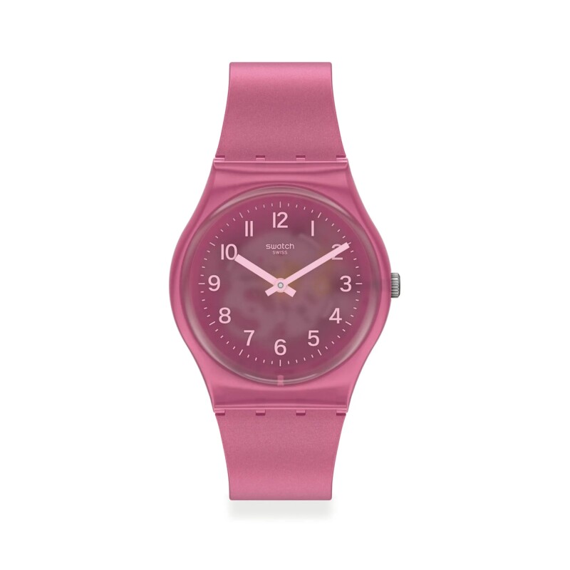 Reloj Swatch Blurry Pink GP170 de silicona rosa para mujer Reloj Swatch Blurry Pink Gp170 De Silicona Rosa Para Mujer