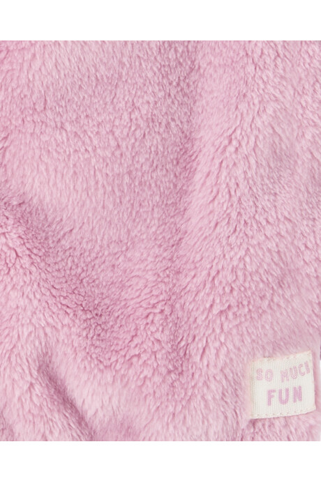 Campera de sherpa, rosada Sin color